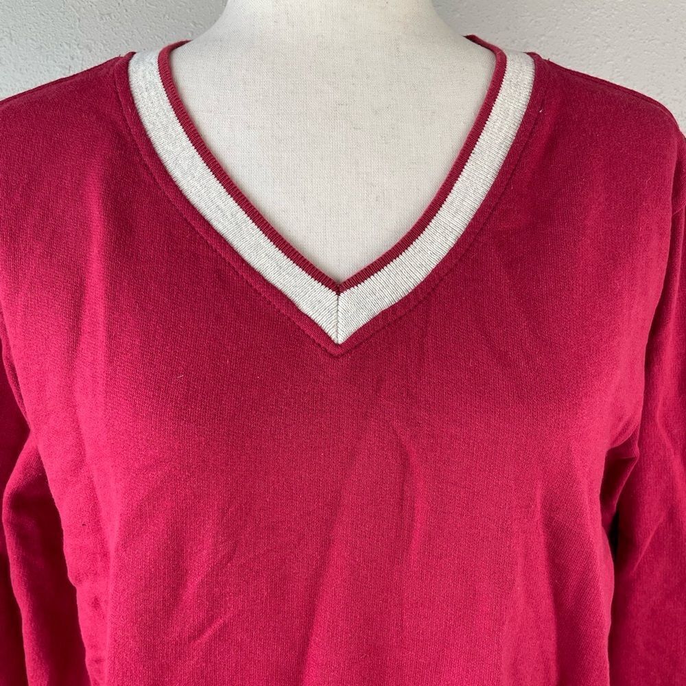 NWT New York Laundry V-Neck Sweat shirt Size L - Picture 2 of 7